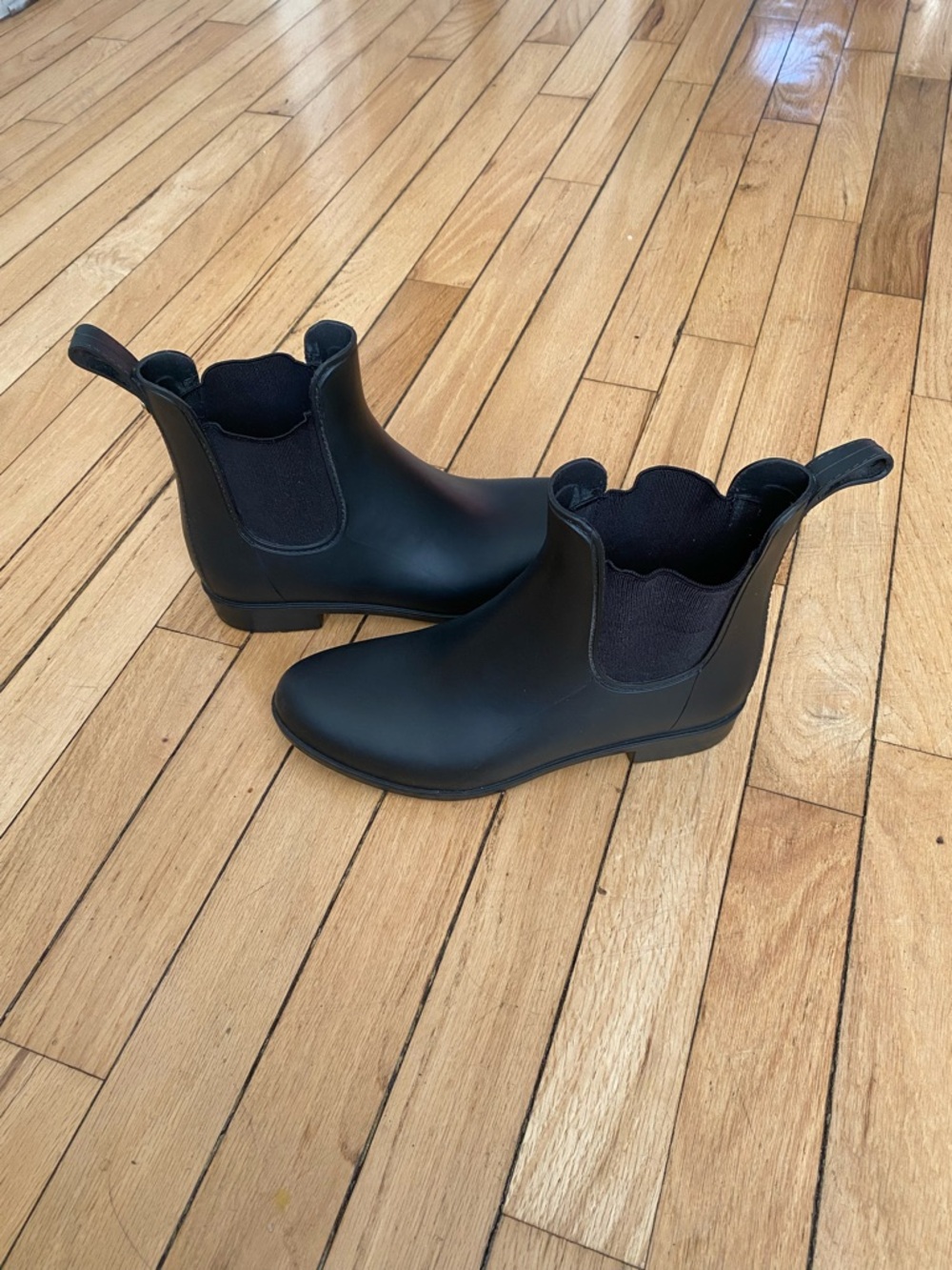 Sam Edelman Classic Black Chelsea Rain Boots - Picture 2 of 5
